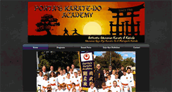 Desktop Screenshot of portaskarate.org